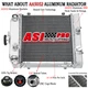 0413-205 For Arctic Cat Alterra Prowler XR TRV 700 550 450 XT Aluminum Radiator