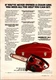Homelite XL2 Chainsaw Vintage Magazine Ad Print 1973 Original Collectible Red