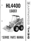 Gehl HL4400 Skid Steer Loader Parts Manual