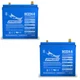 2PC Fullriver Group GC2 6V 224Ah T-105 AGM Sealed Lead Acid Battery
