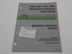 JOHN DEERE SERVICE PRICING GUIDE JS60 JS61 JS63 MOWERS SPG1102