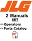 JLG 2506 Telehandlers Operators Owners Manual Parts Catalog PDF USB
