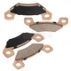 Sintered Brake Pads Set fit for Club Car XRT950 XRT1500 XRT1550 Carryall 294 295