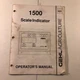 Gehl 1500 Scale Indicator Operators Owners Trouble Shooting Manual