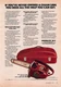 Homelite XL2 Chainsaw Red Body Graphics Vtg Magazine Print Ad