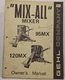 USED OLD STOCK OWNERS MANUAL FOR GEHL MIX-ALL MIXER 95MX 120MX 620204