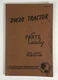 Caterpillar DW20 Tractor Parts Catalog Dated Aug 1954 S/N 21C823-Up Form 31269