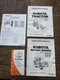 Kubota Tractor Rotary Mower Manuals BX25DLB LA240A BT602 RCK60B-23BX RCK54P-23BX