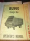 GEHL COMPANY FORAGE BOX BU960 Form No. 902995  Operator's Manual EX APPENDUM