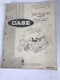 1CASE Model "335" & "34" Backhoe for Models 750-850-1150 1968 Parts Catalog A996