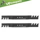 2 Mulching Mower Blade Replaces for 22" Toro 108-9764-03 131-4547-03