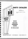 IH International 4000 5000 Windrower Parts Manual Catalog