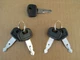5 KEYS FOR KUBOTA U35-4 U35S U35S2 U45S U45ST U55 U55-4