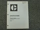Caterpillar Cat 120G Motor Grader Hydraulics Steering Shop Specifications Manual