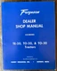Dealer Shop Manual reprints-Fits Massey Ferguson Tractor TE20 TO20 TO30