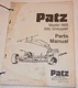 PATZ 98B Silo Unloader Parts Manual Genuine OEM