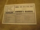 Kohler K91 K141 K161 K181 Owners Operators Manual