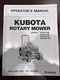 Kubota RCK60-24B RCK54-24B RCK54-75B RCK60B-75B Operators Manual