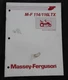 1991-1994 MASSEY FERGUSON MF 114 116 LTX LAWN TRACTOR OPERATORS MANUAL NICE