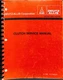 DEUTZ-ALLIS Clutch Service Manual P/N 79005357 1989 Edition