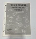 Original Tecumseh Specialty Tools Brochure Part numbers & description