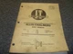 I&T Allis Chalmers B C CA G RC WC WD 45 WF Tractor Service Manual No. AC-11 xo