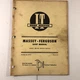 I &T Shop Service MF35 Massey Ferguson MF255 MF265 MF275 Tractor Repair Manual
