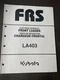 Kubota Flat Rate Schedule Model LA403 Front Loader Tractor Service Manual Book
