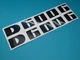 Deutz D 6006 sticker emblem sticker hood sticker lettering Black