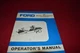 Ford Tractor 38 Inch Mower Attachment Operator's Manual CHPA Model 9607439 