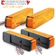 4pc LED Amber Flashing Cab Light For Case IH Steiger 9310 9330 9350 9370 AR60250