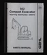 GENUINE GEHL GE1202 COMPACT CRAWLER EXCAVATOR PARTS CATALOG MANUAL NICE