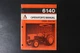 ALLIS-CHALMERS 6140 Operator's Manual Diesel Tractor Part No. 3399286