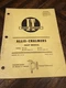 AC-20 I&T Service Manual for Allis Chalmers Models D10 D12 & Series 3 Tractor