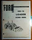 Ford 730 Loader for 2100 2120 2130 3100 3400 4120 4130 Tractor Assembly Manual