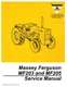 Massey Ferguson MF203 MF205 Tractor Service Manual