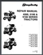Simplicity 4200 5100 6100 Tractor Service & Parts manual 52 pages Comb Bound