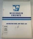 WISCONSIN ENGINES Model VH4 VH4D Instruction Book And Parts List MM 274-D