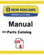 New Holland T4.75 T4.85 T4.95 T4.105 T4.115 TRACTOR TIER 4 Parts Catalog PDF/USB