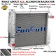 3 Core Radiator Fits Hyster Yale Forklift H25-35XM S25-35XM S40XMS #912495601