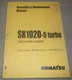 KOMATSU SK1020-5 SKID STEER LOADER OPERATION MAINTENANCE MANUAL SN 37CTF00003-UP