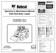 Bobcat S220 Loader Operation and Maintenance Manual A5GK A5GL rev2 PDF