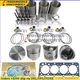 For Kubota V3800 Overhaul Piston Rebuild Kit M96S M108S M105S Tractor