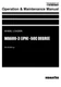 Komatsu WA600-3 JPN -50C DEGREE Wheel Loader Operators Manual SN 50363-up