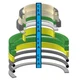 4369901 Boom Cylinder Seal Kit Fits Hitachi EX200-3 EX200LC-3 EX200H-3 EX200LCH