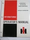 INTERNATIONAL 1490 1590 MOWER CONDITIONERS SET UP OPERATOR'S MANUAL IH  