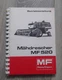 Massey Ferguson Combine MF520 Owners Manual