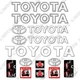 Fits Toyota 7FGU35 Forklift Decal Kit - 7 YEAR OUTDOOR 3M VINYL!