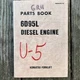 Komatsu Parts Book, DIESEL ENGINE, Forklift, 6D95L, Printed 1/15/93  PDD6D90-01
