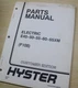 1994 HYSTER E45XM E50XM E55XM E60XM E65XM Electric Forklift Parts Manual Book